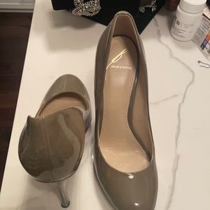 Brian Atwood patent leather pumps